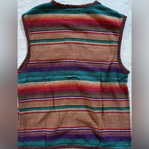 Vintage 20/20 Vision Striped Multicolor Vest for Women (L) - Picture 7 of 7